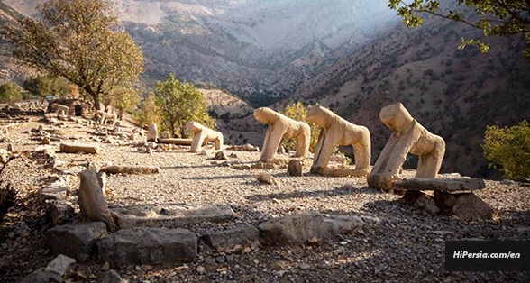 Lion Tombstones