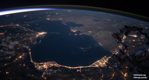 Caspian Sea, the largest lake in the whole world