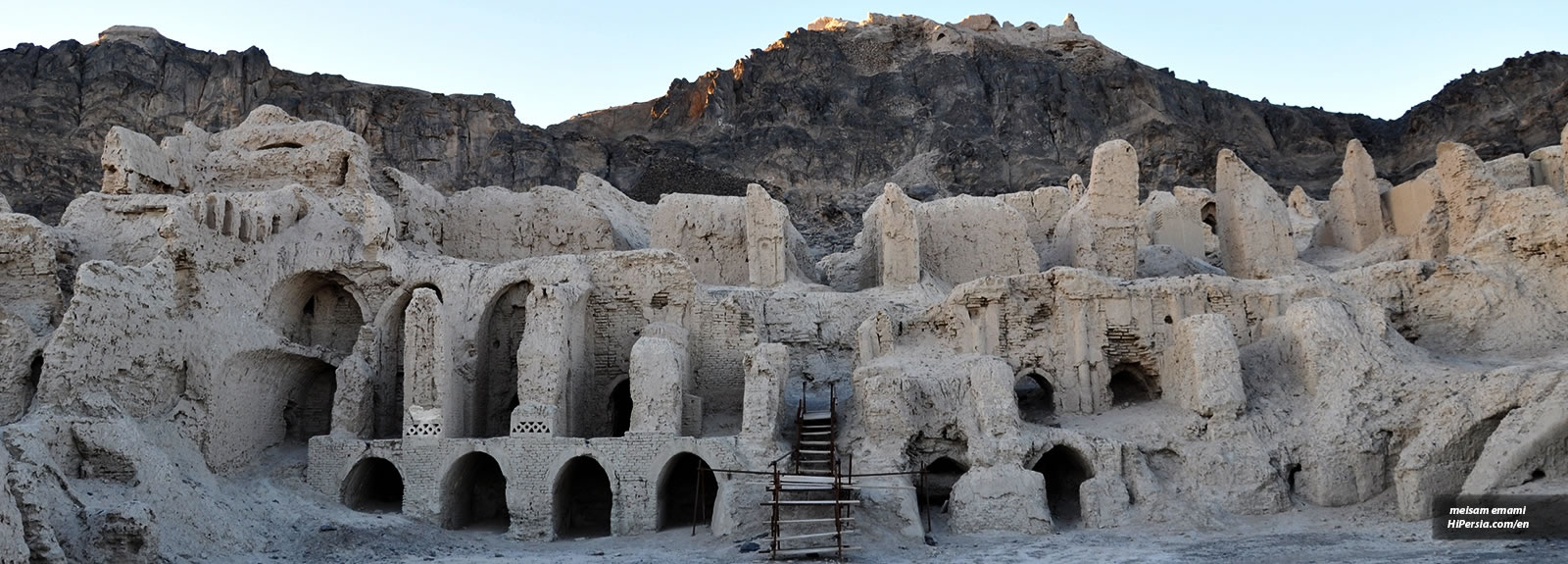 Mountain with amazing architecture