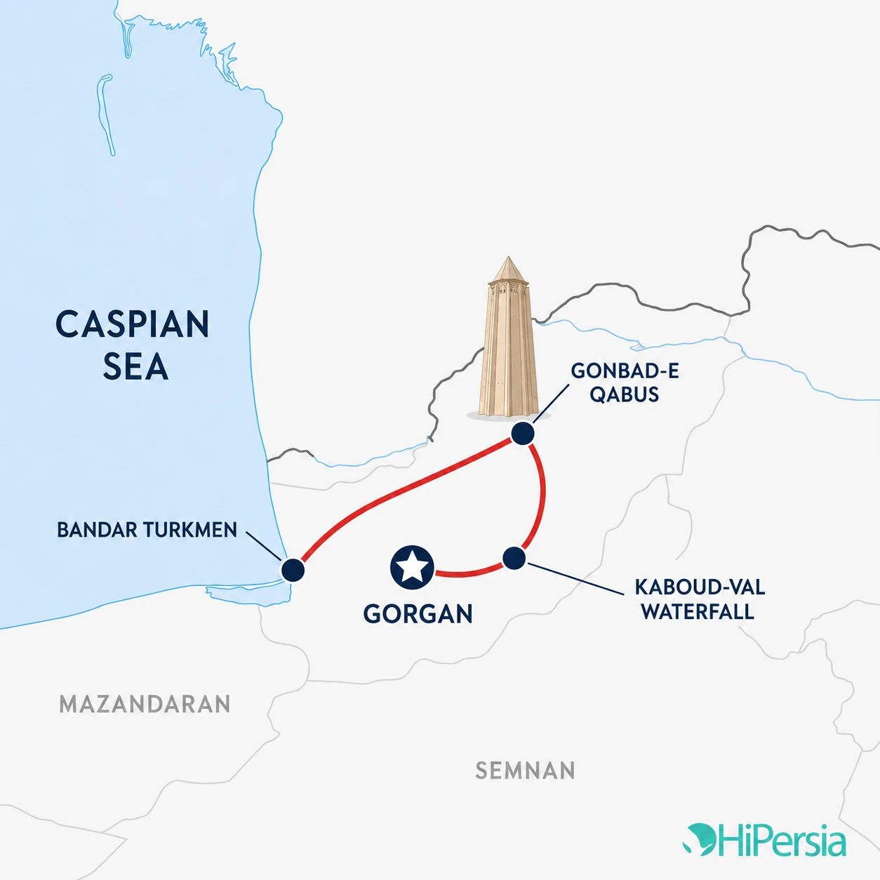 2 Days Gorgan Tour