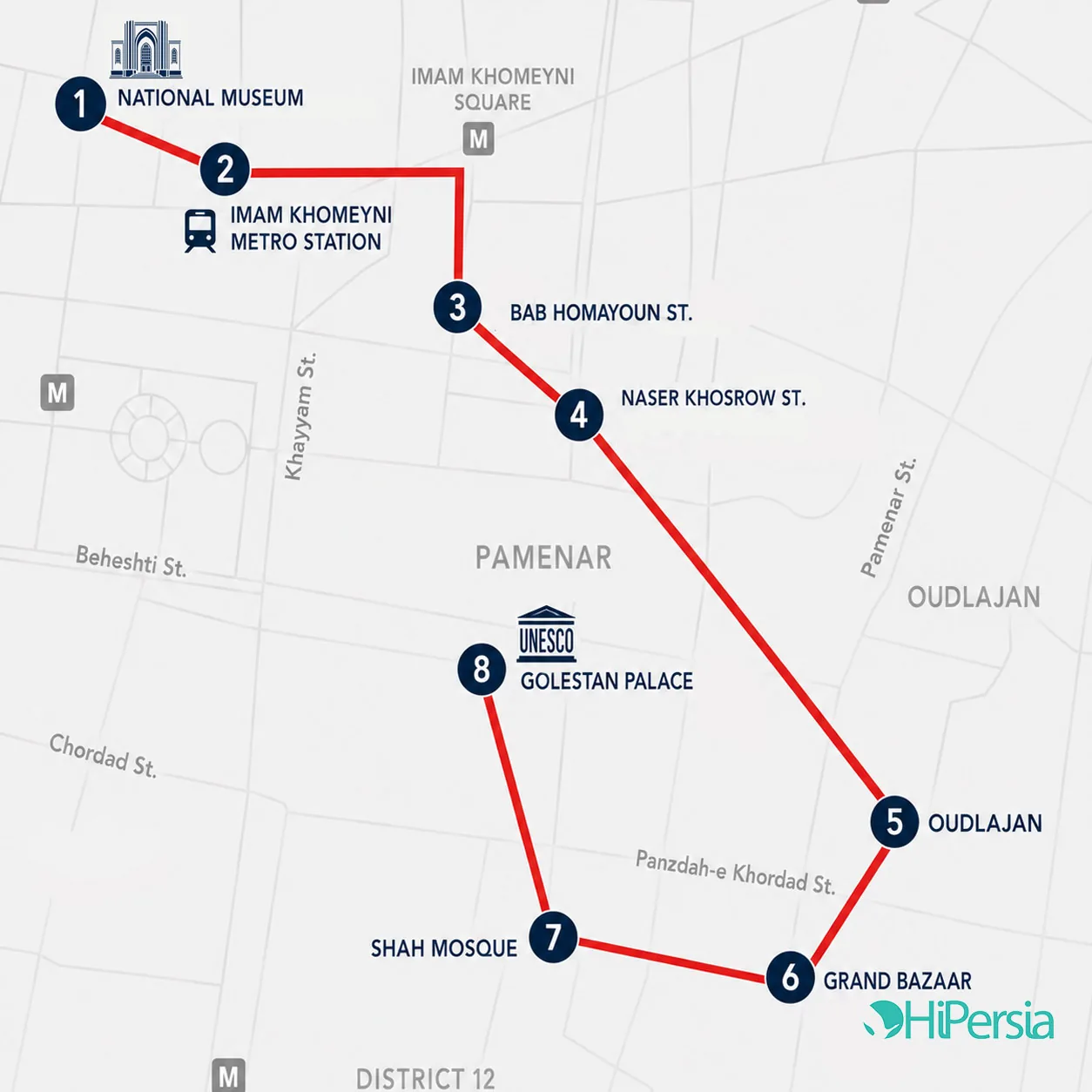 Free Tehran Walking Tour